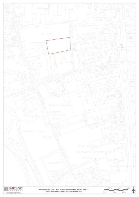 The location of the development of Rope Walks Image: Courtesy of C G Fry and Son Ltd