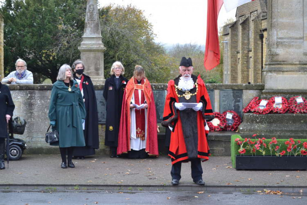 Plans have been put in place for this year's remembrance parade and service. Pictured is last year's remembrance service