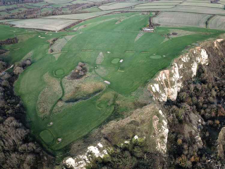 Axe Cliff - Photo 1, looking over the Jurassic Coast and the Undercliff