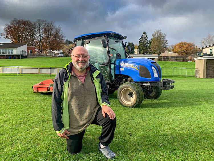 Colton Football Cub's hard working chairman and secretary Roy Turner