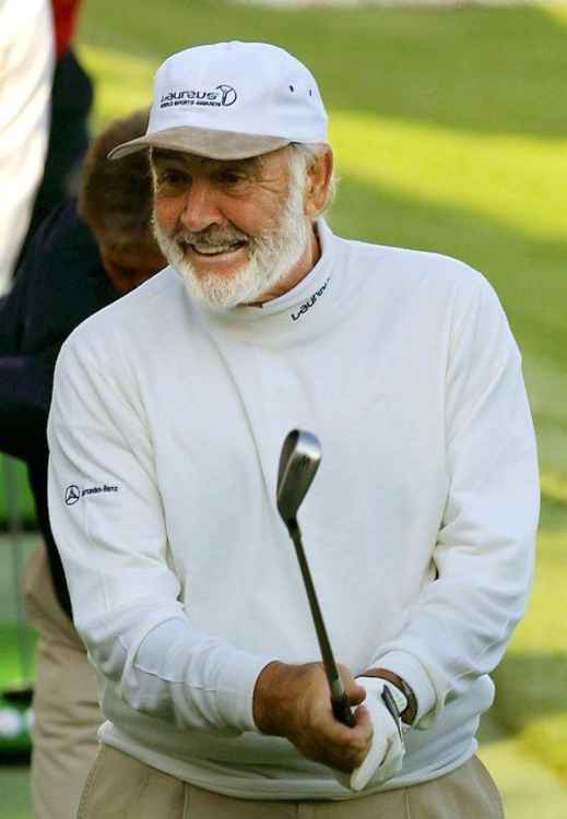 Sean Connery - as James Bond he beat Goldfinger on the golf course
