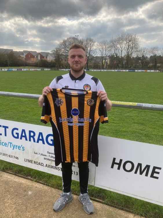 Axminster Town Reserves new manager Jamie Barefoot