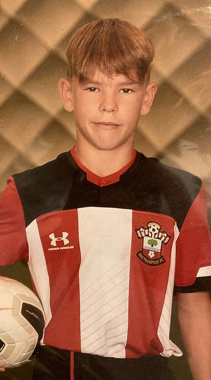 Tyler-Jay Dibling in his Southampton strip