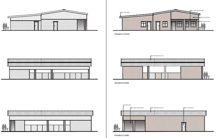 Existing stable buildings will be converted