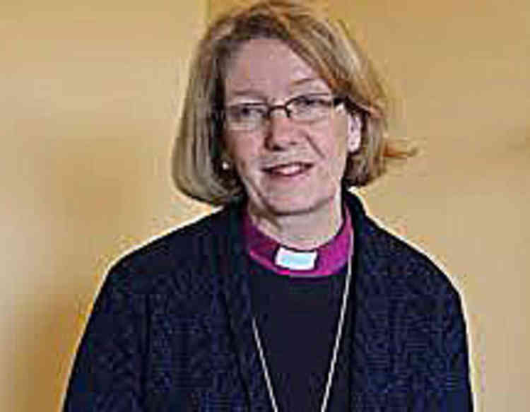The Bishop of Crediton, the Right Reverend Jackie Searle