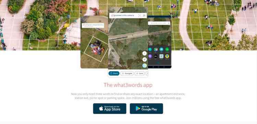 The What3Words app can pinpoint your location within three metres and is regularly used by emergency services