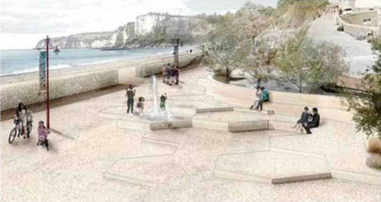 The scheme would have seen the road layout altered to create a new public space for Seaton