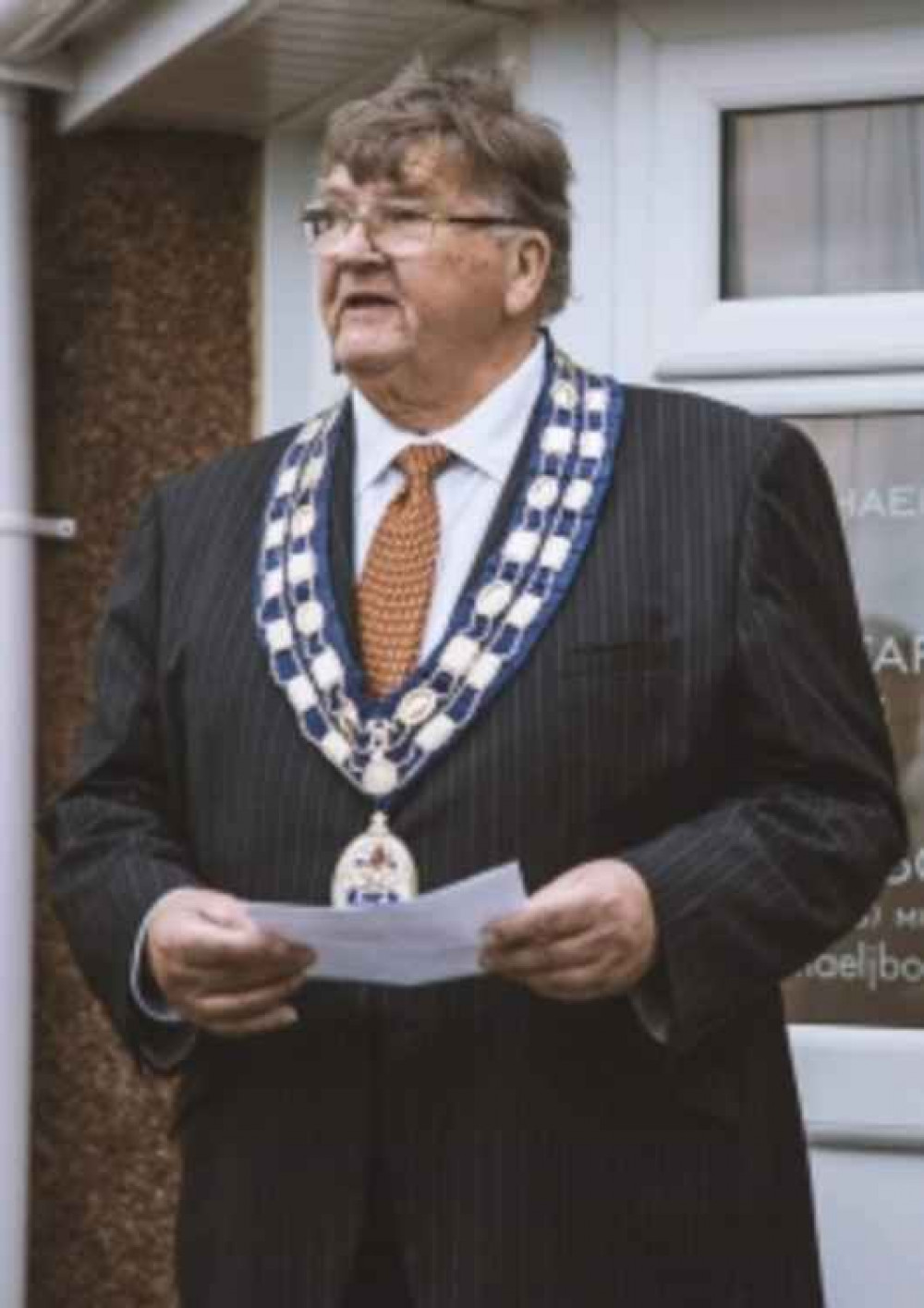 The Mayor of Seaton, Cllr Ken Beer, hoping to bring cheer to residents in 2021