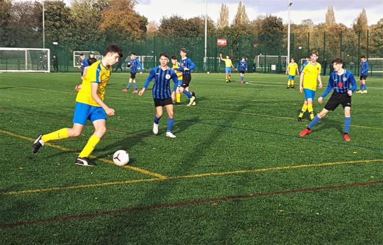 Heswall FC in action