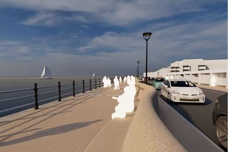 This is what the promenade could look like in the future (Credit: Wirral Council)