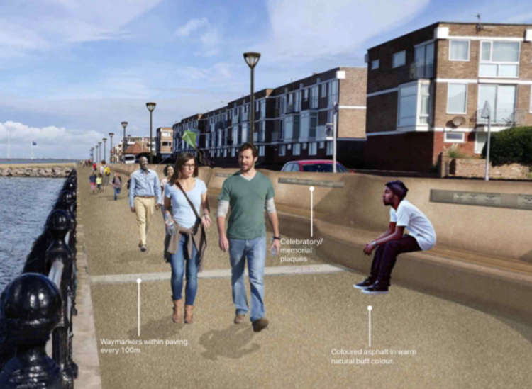 This is what the promenade could look like in the future (Credit: Wirral Council)