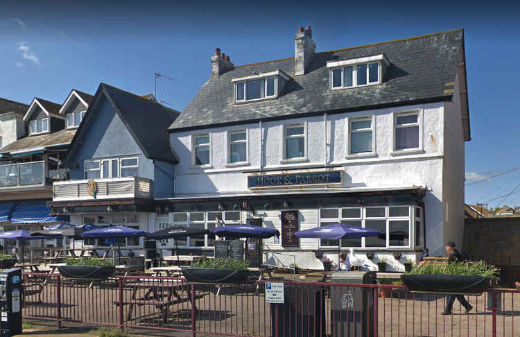 In a prominent position on Seaton seafront, the Hook & Parrot pub has fallen into disrepair in recent years