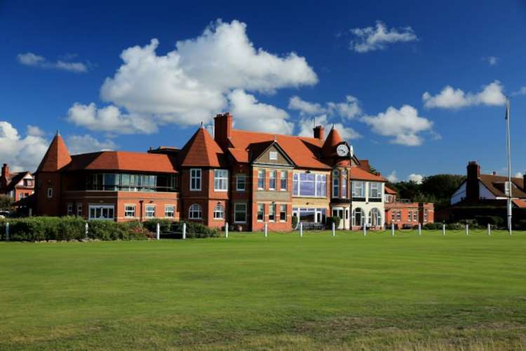 The clubhouse at Royal Liverpool Golf Club