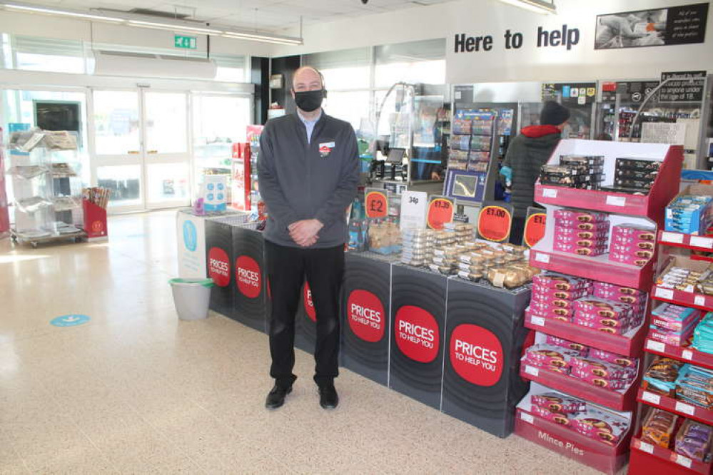 Mark Jackson, manager of the Co-op store The Underfleet in Seaton