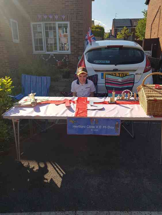 Hertford Close  VE Day street party