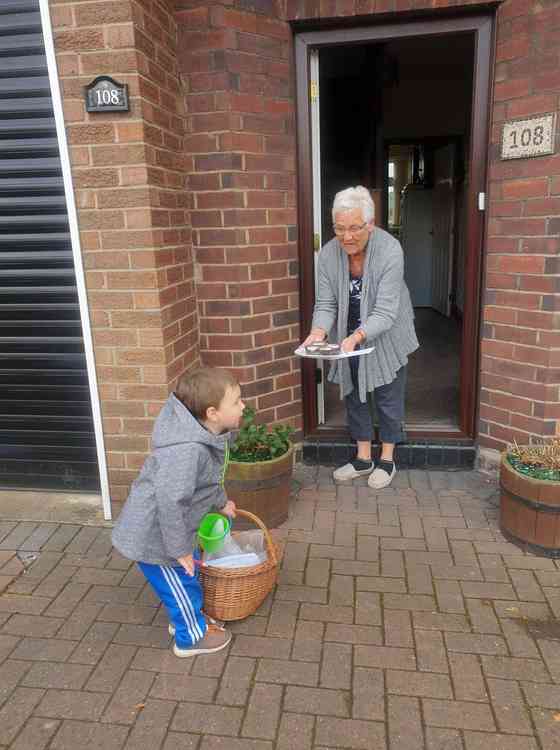 Delivering sweet treats to doorsteps