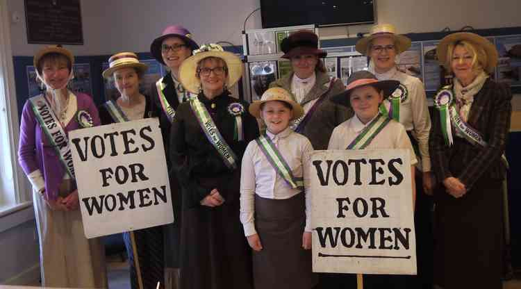 A campaign group which plans to unveil a statue in Congleton's town centre of inspirational suffragist Elizabeth Wolstenhome Elmy has raised almost half of their £50,000 fundraising target.