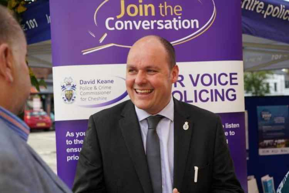 Police and Crime Commissioner David Keane.