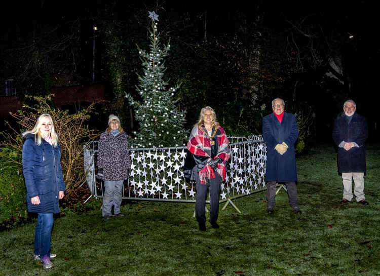 Barbara Parton, Patti Pinto, Sally Ann Holland, Rod Goodier and Stewart Price.