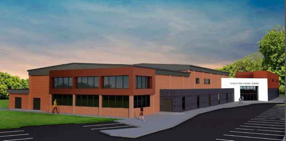 Congleton Leisure Centre artist impression.