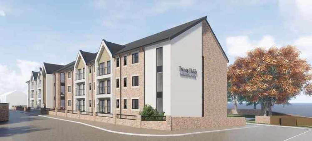 An artist's impression of the Priesty Fields Care Home