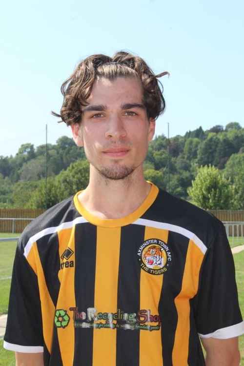 Marcus Fanson, sponsored by DR. Electrical, was chosen as Axminster Town's man-of-the-match in their 3-1 defeat at Sidmouth Town.