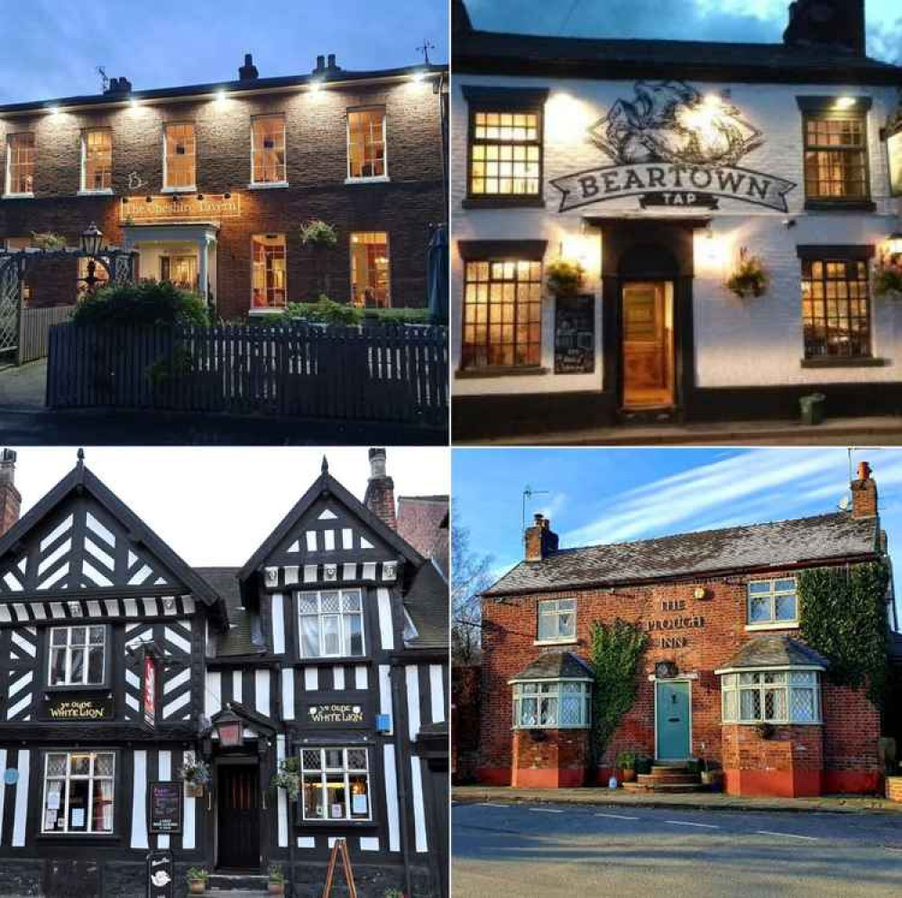 Pubs in Congleton which will reopen next week.