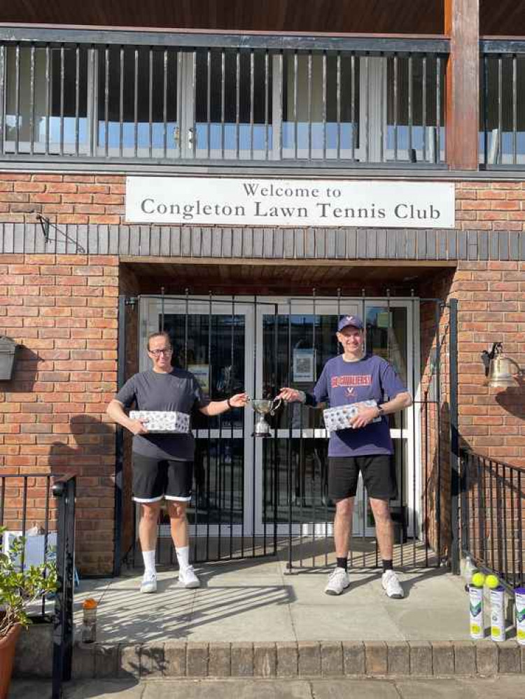 Winners Vicky Garner and Nick Wilkins