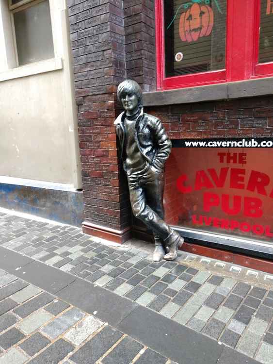 John Lennon statue in Liverpool