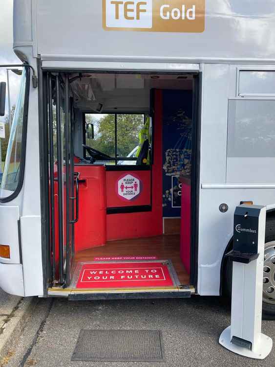 The Great Minds Bus is perfectly suited to the current pandemic climate.