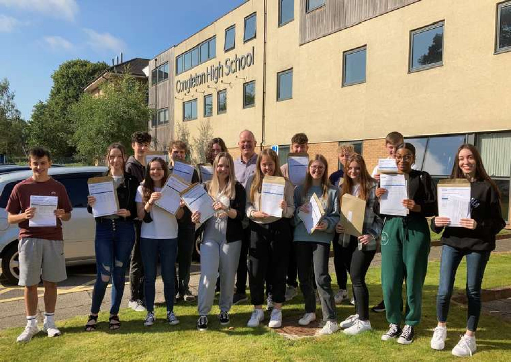 The CHS team were delighted to welcome Year 11 students into school to celebrate overcoming the challenges of the last eighteen months to achieve a fabulous set of exam results.