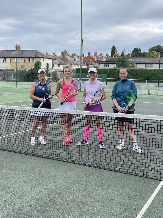 Congleton Tennis Club Ladies finalists - which took part in one of the three tournaments. Mixed Doubles will happen in mid-September, and are accepting entrants.