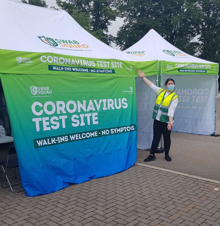 West Road's New Life Church Congleton has held multiple pop-up test sites in recent weeks. (Image - Cheshire East Swab Squad)