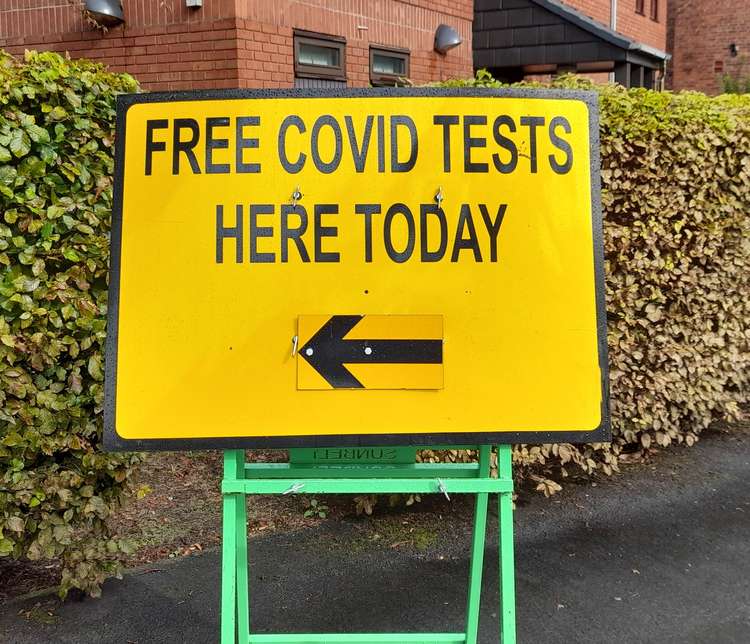 Congleton: Tests have been at West Heath Shopping Centre all week.