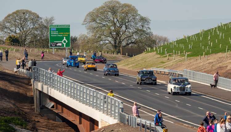 Congleton: the opening of the new link road in April.