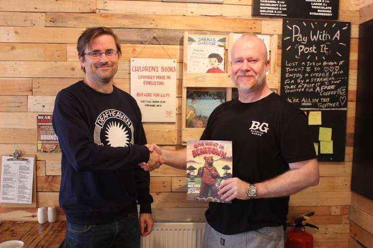 Nick is supported by a variety of Congleton individuals and businesses, including Bear Grills Cafe's Mark Winder.