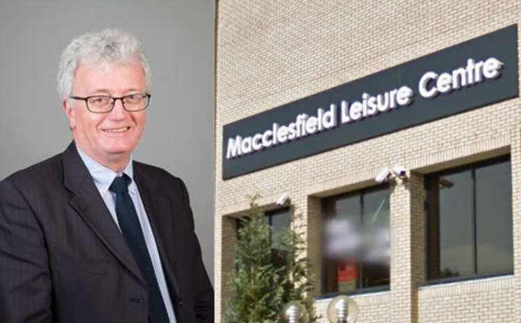 Last month's meeting took place at Macclesfield Leisure Centre. Cllr Beanland (left) believes the anger of residents at the cuts to gritting had led to the cessation of this month's public meeting.