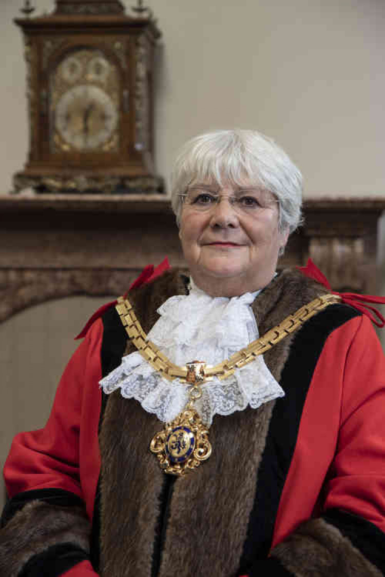 Macclesfield Mayor Cllr Janet Jackson