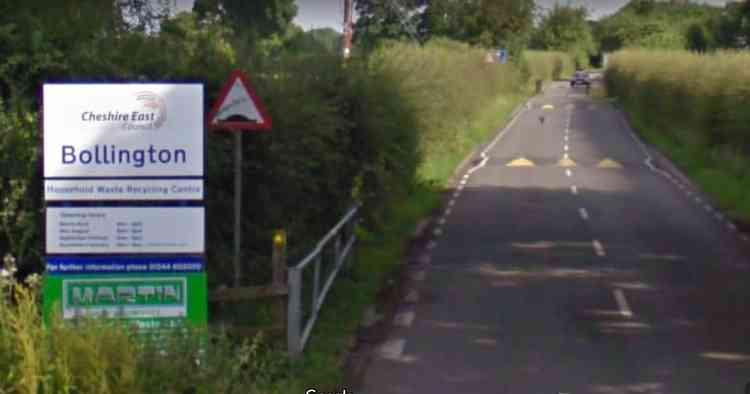 Bollington Household Waste and Recycling Centre (image: Google Maps)
