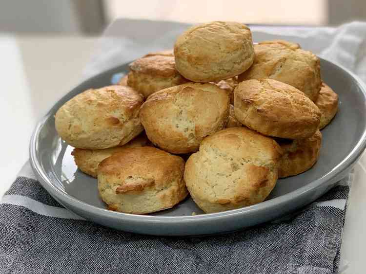 Mini scones form part of James' many creations.