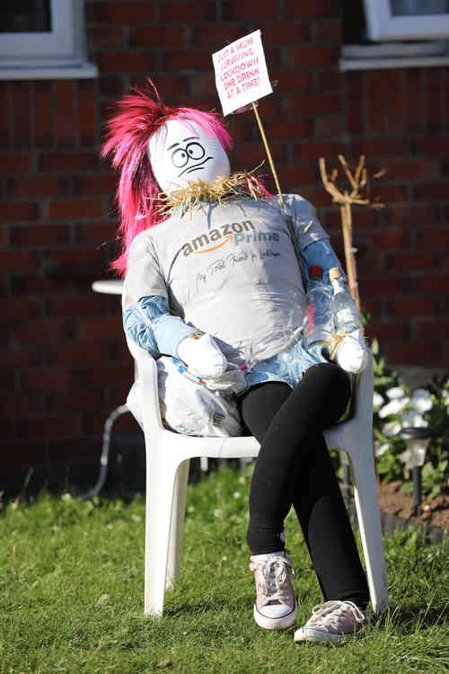 Winning design: Jane the scarecrow.