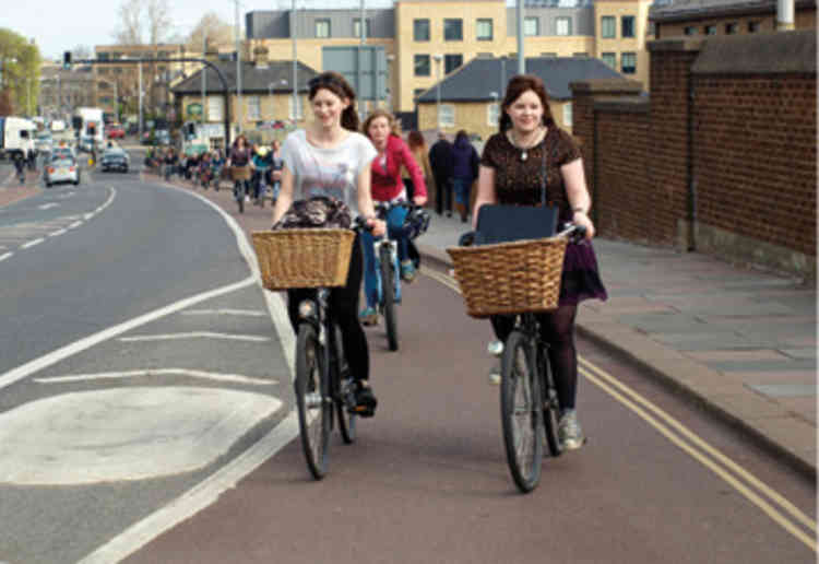 Cyclists will be able to ride in safety