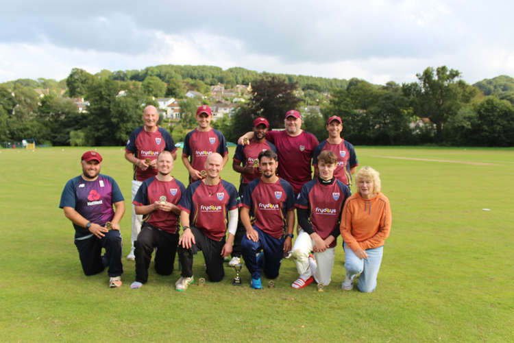 Seaton Pirates pictured after the presentation of the trophy