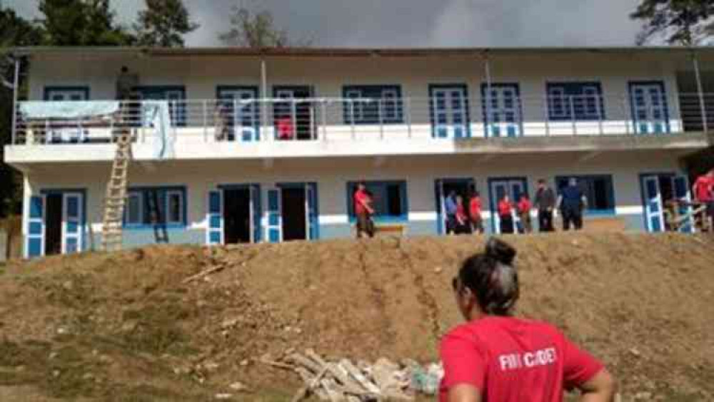 Cadets have helped build other schools in Nepal in recent years (Image: Cheshire Fire and Rescue Service)