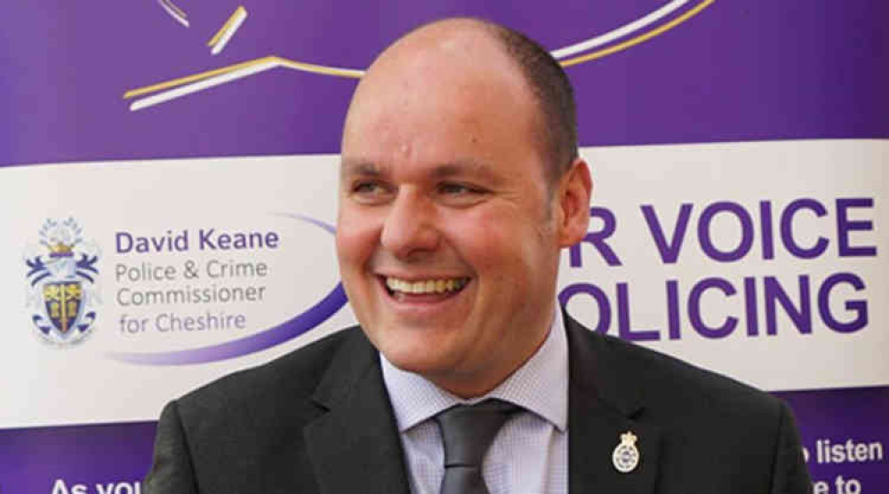 David Keane, police and crime commissioner for Cheshire