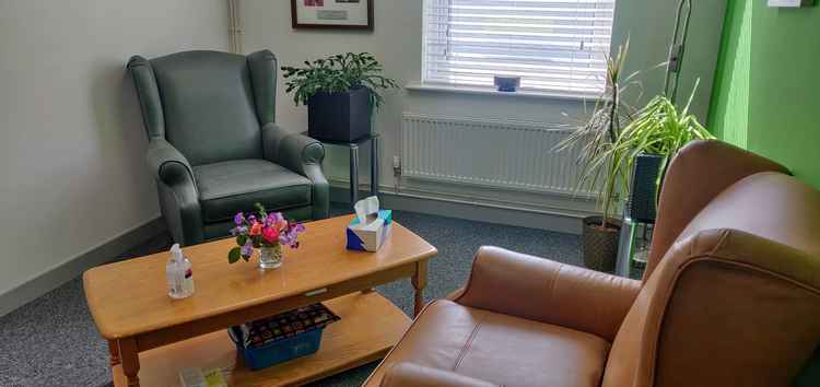 Furniture for the face-to-face meeting room was donated by Arighi Bianchi