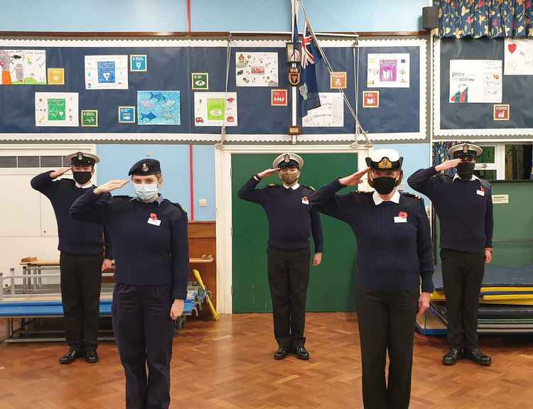 The importance of local communities supporting local causes in the borough has been highlighted by Lt. Karen Black and Jason Gaunt of the TS Ardent Bollington and Macclesfield Sea Cadets.