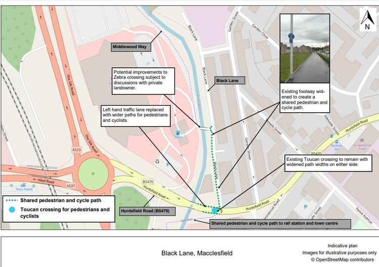 Proposals for Back Lane (Image: CEC)