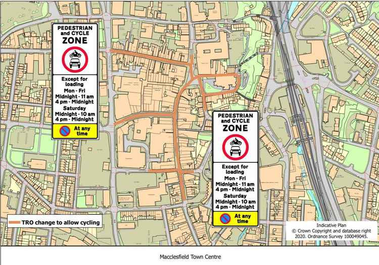 Town centre measures (Image: Cheshire East Council)