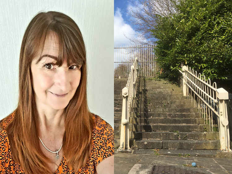 Deborah Wellington has started a petition to re-open these steps for public access, like they were up until the 21st century.